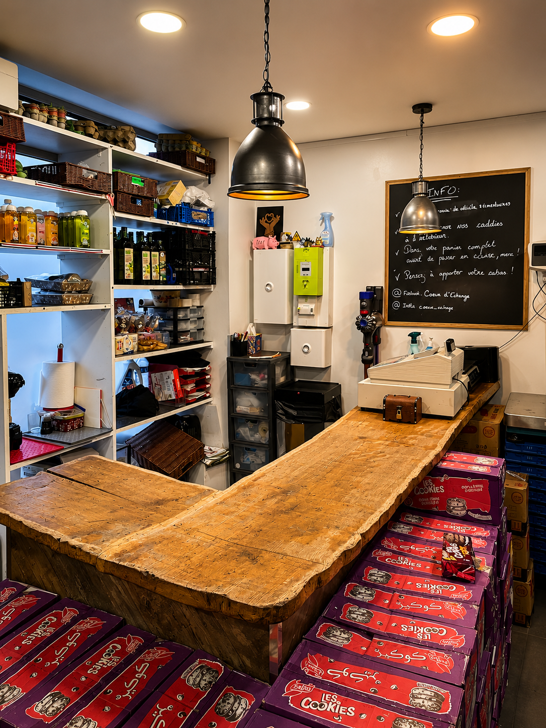 Rayons épicerie Cœur d'Échange